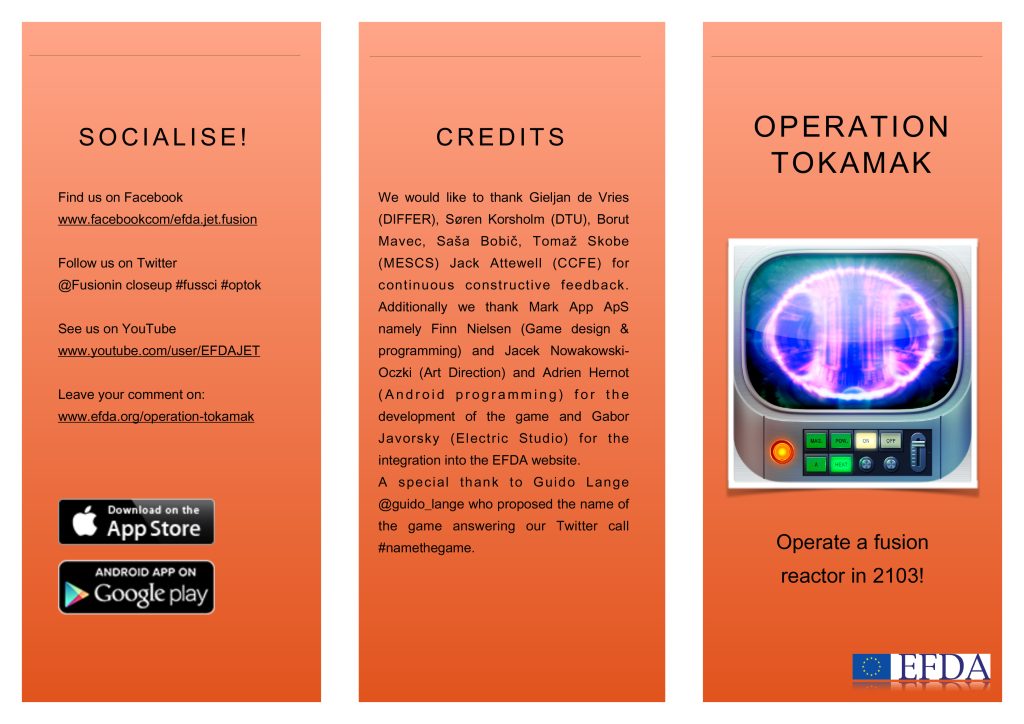 Itt az új fúziós játék az Operation Tokamak! Legyél Te az operátor!