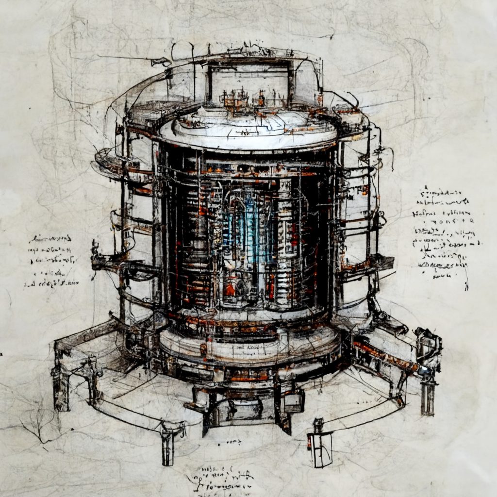Da Vinci lehetetlen Tokamak rajza